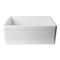 Alfi Brand 26" Decorative Lip Apron Sgl Bowl Fireclay Farmhouse Kitchen Sink, WHT AB506-W - alternate 10